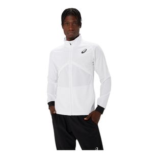 Asics Mens Hybrid Stretch Jacket (White) | Sportpursuit.com