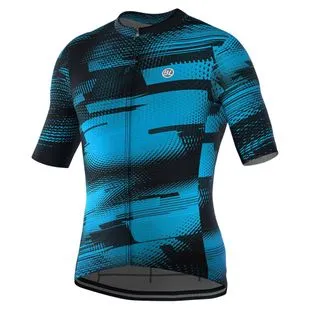 X-Bionic Mens Effektor 4D Cycling Zip Jersey (Blue Blossom/Arctic Whit