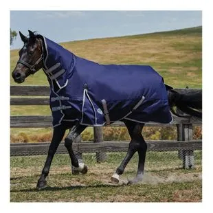 Couverture De Cheval WeatherBeeta, 78 Medium, Bleue – État Occasion