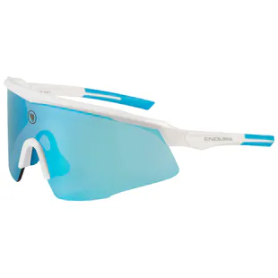 100percent Racetrap 3.0 Sunglasses (White/Mirror Blue Multilayer) | Sp