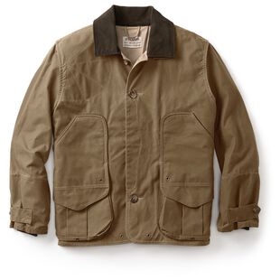 Filson Mens Shelter Waterfowl Upland Coat (Dark Tan) | Sportpursuit.co