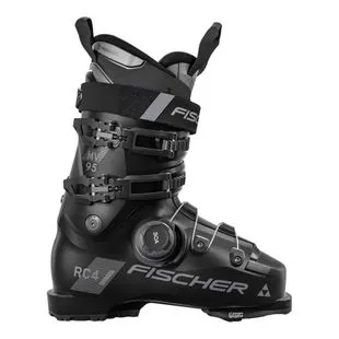 Fischer Mens Ranger One 100 Alpine Ski Boots (Black/Black