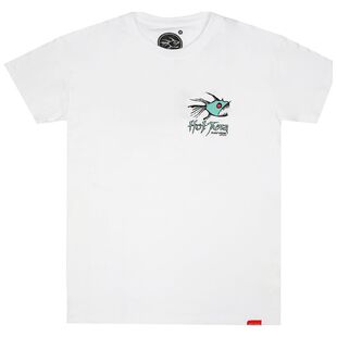 Tee shirt imprimé devant et dos paysage Blanc