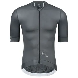 Rapha Mens Pro Team Training Cycling Jersey (Grey/Black) | Sportpursui