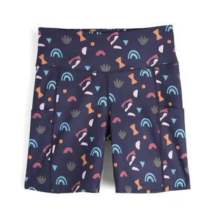 The North Face Womens Flex 5in Tight Shorts (Blue) | Sportpursuit.com