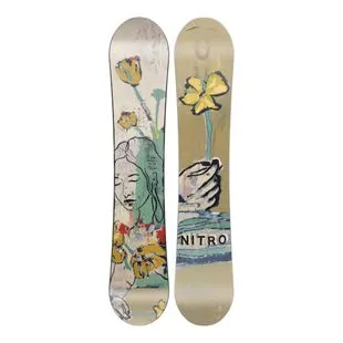 nitro lectra brush women's all mountain snowboard ride your snowboard with ease Nitro Lectra Brush Snowboard Women