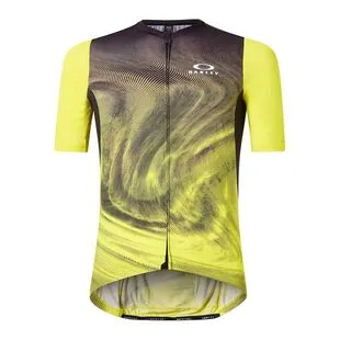Maillot Cycliste Vintage Castelli Jaune à Carreaux - Homme Taille L - Occasion