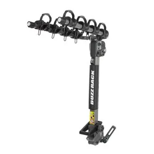Porte-vélo sur attelage- plateforme BUZZRACK - BUZZRACER 4 - 4 vélos