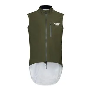 Rapha Mens Brevet Insulated Gilet (Olive Green/Silver/Deep Olive Green