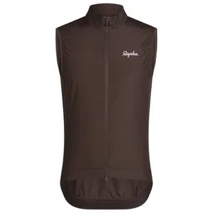 Rapha Mens Pro Team Lightweight Gilet (Walnut Brown /Silver Reflective