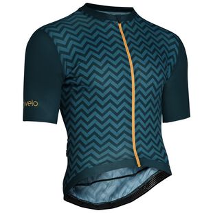 Bts Rivelo Rivelo Mens Grayswood Jersey (Petrol Chevron) | Sportpursuit.com