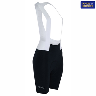 Bts Rivelo Rivelo Womens Forcella Race Bib Shorts (Black/White) | Sportpursuit.co