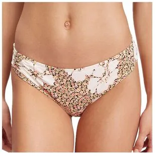 Bas De Bikini ROXY Coconuts Party - Taille XL - Slip De Bain Femme Motif Floral Rose