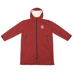 Sunfire Robe Samphire Weatherproof Long Sleeve Changing Robe (Deep Red) | Sportpurs