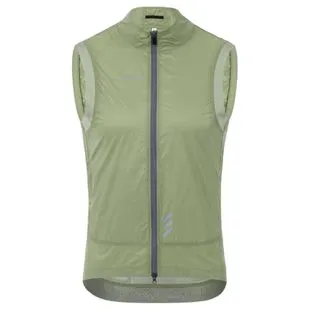 Rapha Mens Brevet Insulated Gilet (Olive Green/Silver/Deep Olive Green