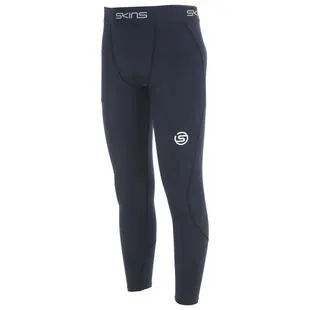 Skins Mens Series 1 Long Tights (Black) | Sportpursuit.com