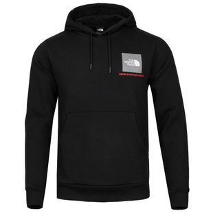 The North Face Mens Small Box Hoody (TNF Black/TNF Red) | Sportpursuit