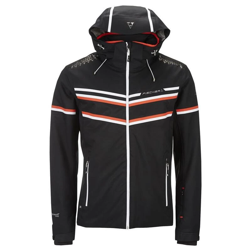 Fischer Mens Sarajevo Jacket (Caviar Black) | Sportpursuit.com