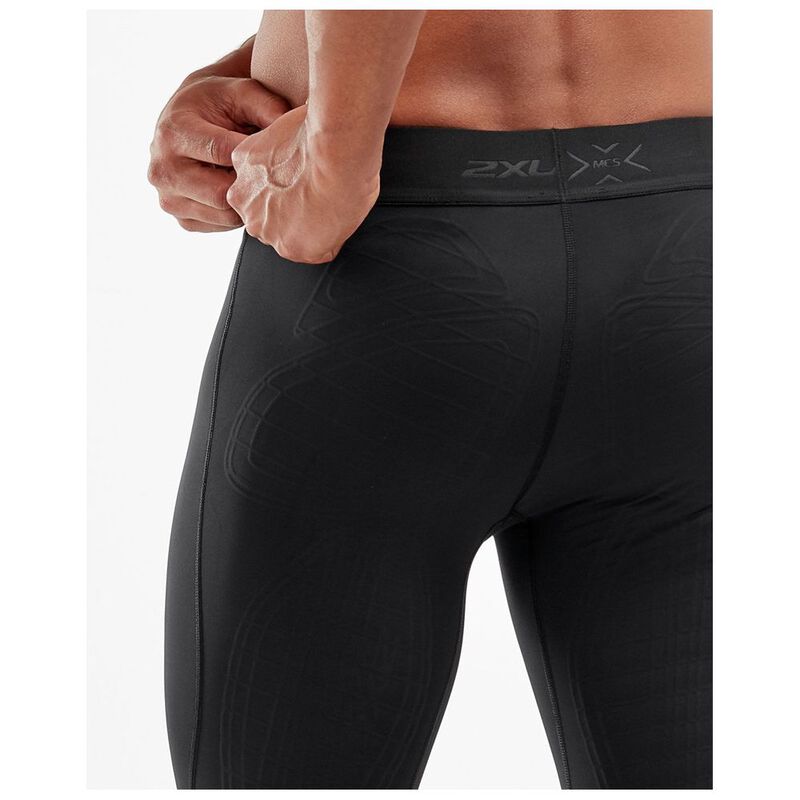 2XU Mens Force Compression Tights (Black/Gold) | Sportpursuit.com