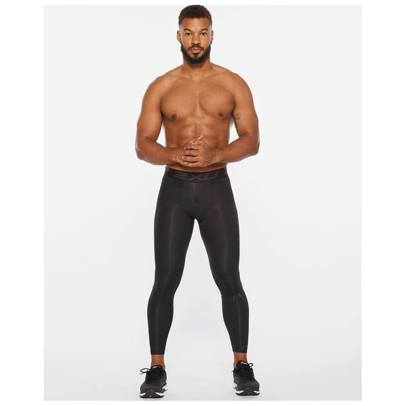 2XU Motion Compression Tights M ブラック/ネロ Men's Compression Pants: Force Compression | Black/Nero – 2XU US