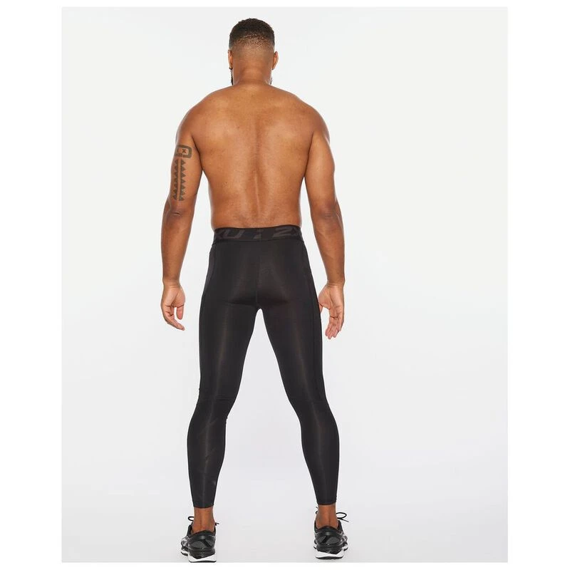 2XU Mens Motion Compression Tights (Black/Nero) | Sportpursuit.com