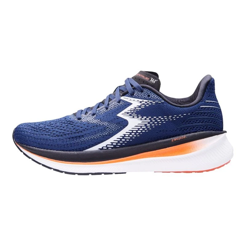 361 Mens Centauri Running Shoes (Blue) | Sportpursuit.com