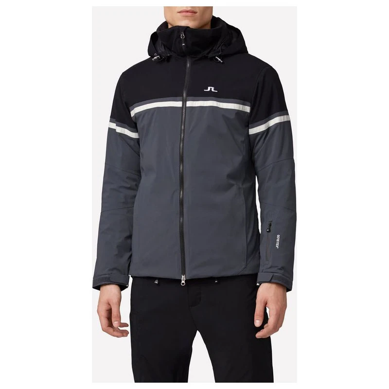 J Lindeberg Mens Prindle GoreTex Jacket (Dark Grey) | Sportpursuit.com