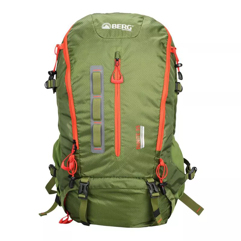 35l medium travel backpack green - made by designtm Pakt Cero Lightweight This backpack for men and women is perfect for weekend getaways Berg Dunite 35L Backpack (Green)