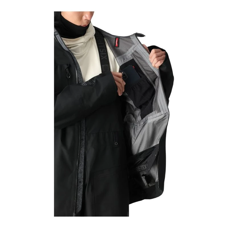 686 Mens GTX 3L ATV Jacket (Black) | Sportpursuit.com