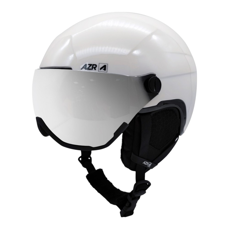 Casque De Ski Bollé Might Visor, Blanc, Taille S, Coque ABS, Protection Haute, Visière Intégrée