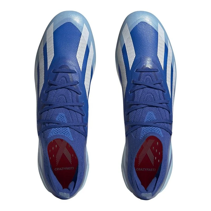 Adidas X Crazyfast.1 Soft Ground Football Boots (Blue) | Sportpursuit.
