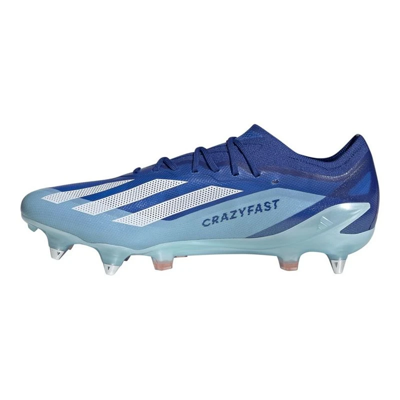 Adidas X Crazyfast.1 Soft Ground Football Boots (Blue) | Sportpursuit.