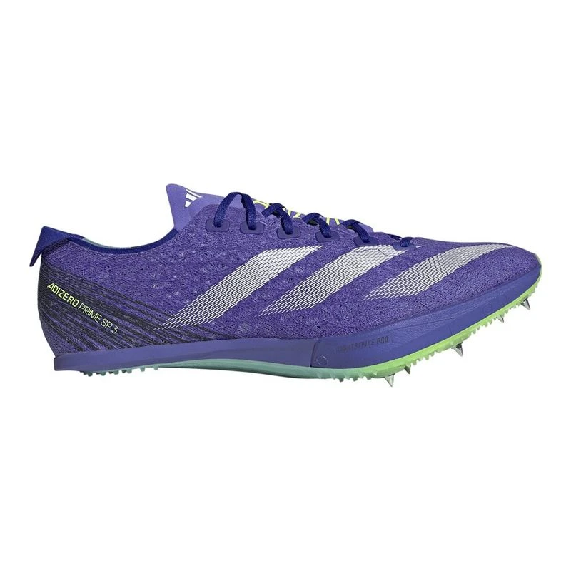adidas gazelle silver green womens adidas Adizero Prime SP 3 Strung Shoes - Unisex - Core Black / Zero Metalic / Spark