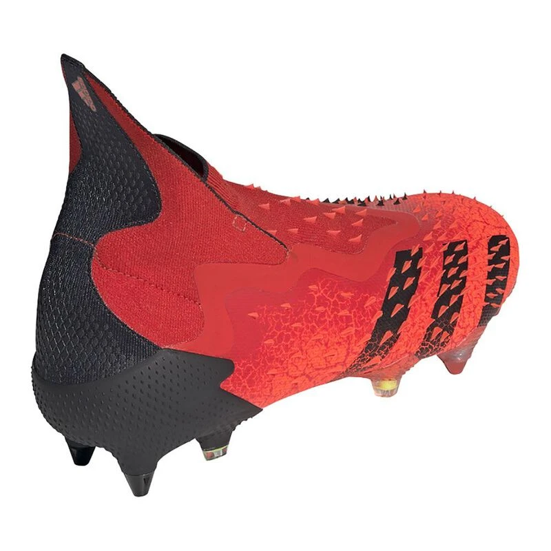 Adidas Predator Freak + SG Soft Ground Football Boots (Red/Cblack/Solr