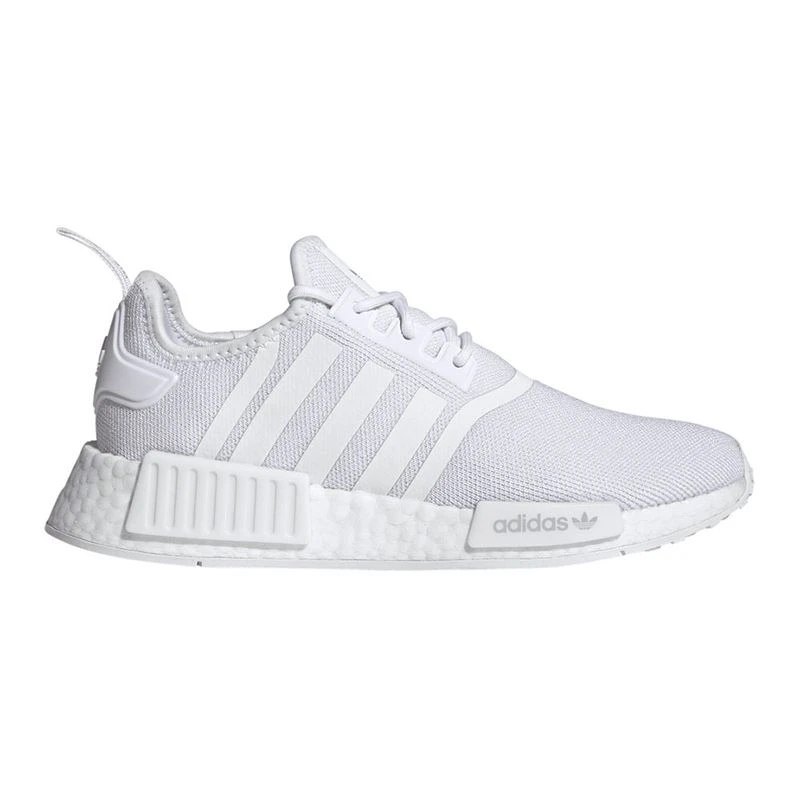 adidas gazelle silver green womens Shop White Womens adidas NMD R1 Lace Up Sneakers – Shoebacca main image 1