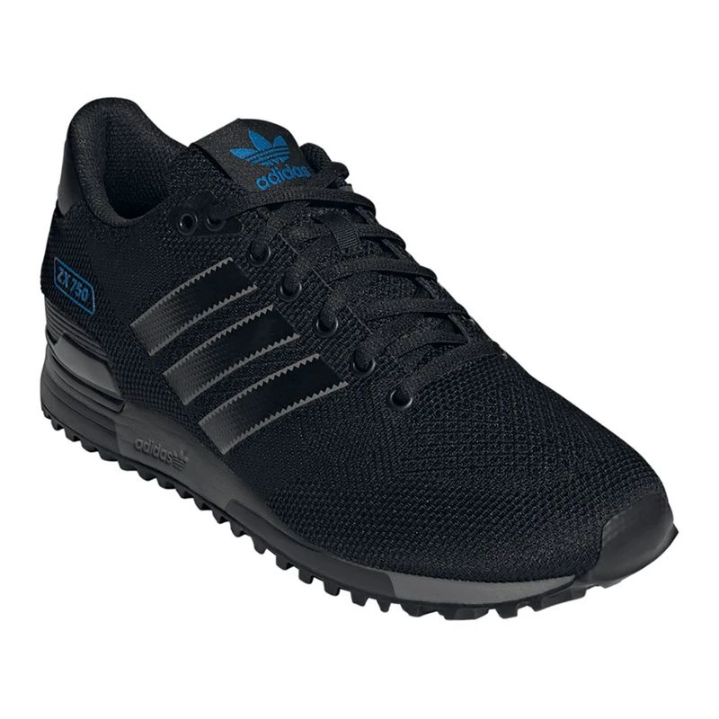 Adidas Mens ZX 750 Woven Casual Shoes (Black) | Sportpursuit.com