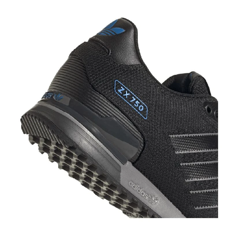 Adidas Mens ZX 750 Woven Casual Shoes (Black) | Sportpursuit.com