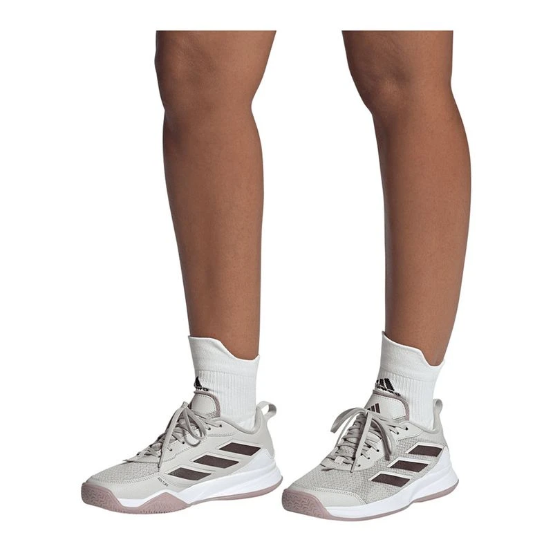 Adidas Womens Avaflash Tennis Shoes (Grey) | Sportpursuit.com
