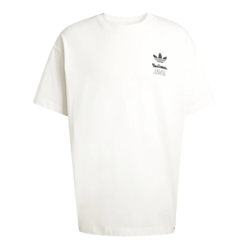 Adidas Mens JP Racing Manga Short Sleeve Casual T-Shirt (White) | Spor