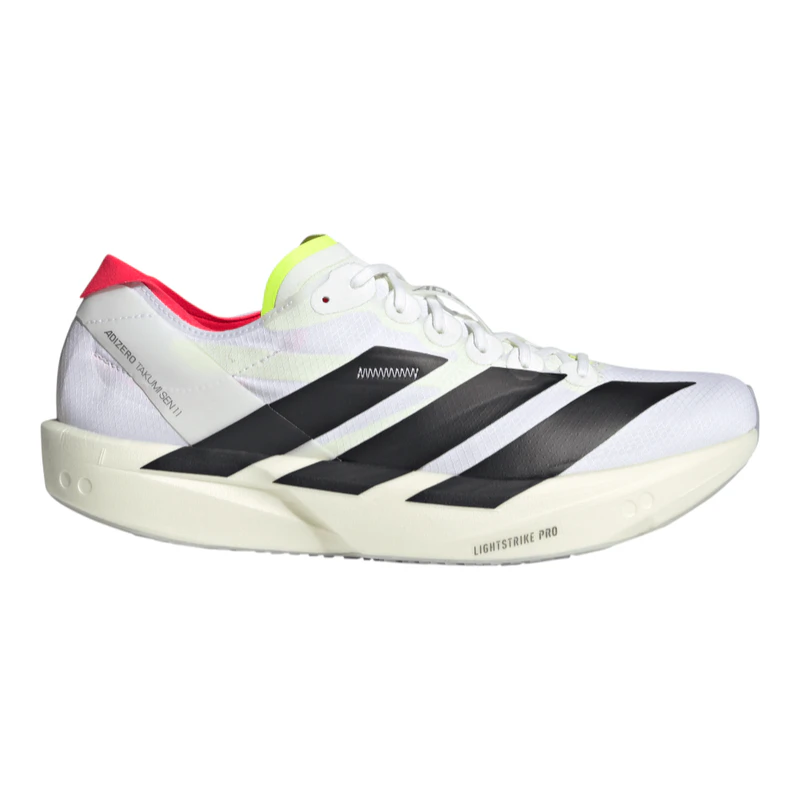 Adidas Mens Adizero Takumi Sen 11 Running Shoes (White) | Sportpursuit