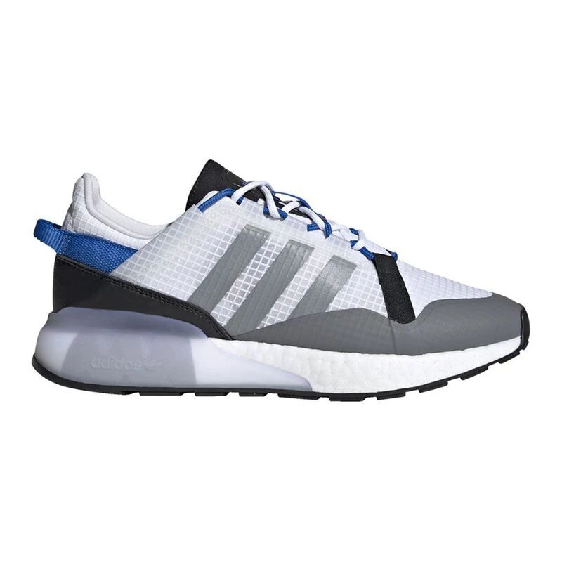 Adidas Mens Originals ZX 2K Boost Pure Shoes (White/Grey Three/Core Bl