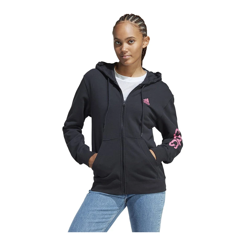 Veste Sweat à Capuche Femme Starling – Noir/Gris, Taille 38 (Neuf, Avec étiquettes)