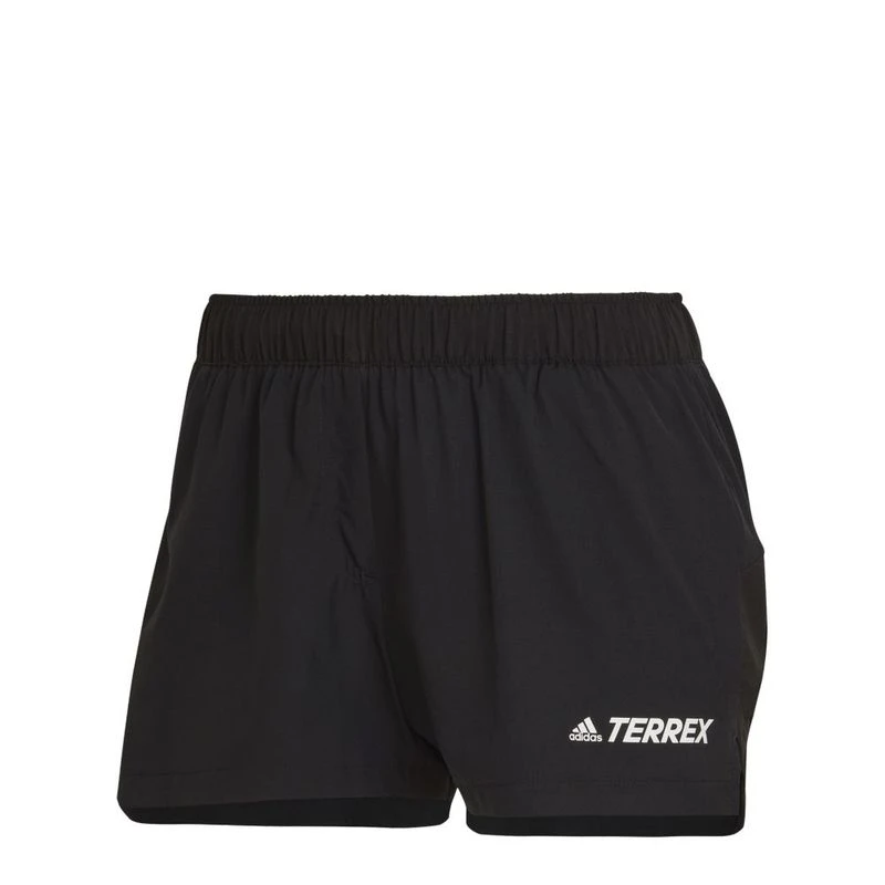 Adidas Womens Trail Short Shorts (Black) | Sportpursuit.com