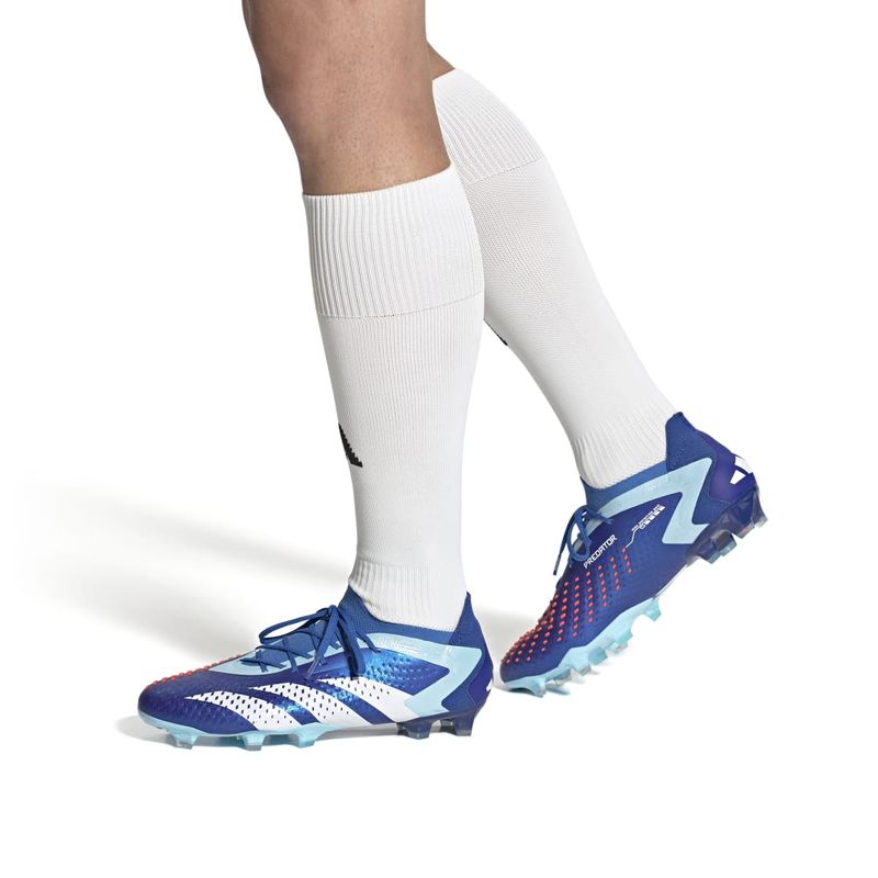 Adidas Predator Accuracy.1 L FG Soft Ground Football Boots (Blue) | Sp