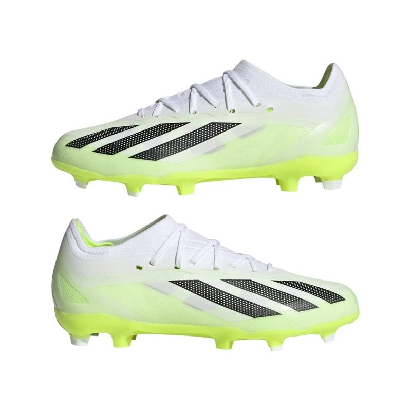 Adidas Kids X Crazyfast.1 FG Soft Ground Football Boots (White) | Spor