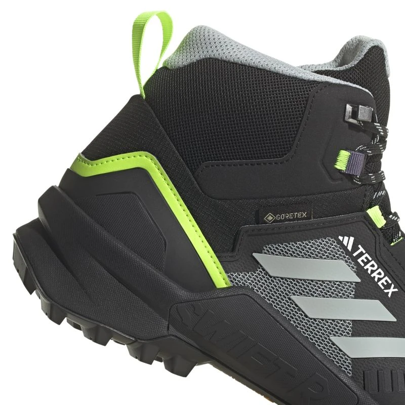 Adidas Mens Terrex Swift R3 Mid GTX Hiking Shoes (Black) | Sportpursui