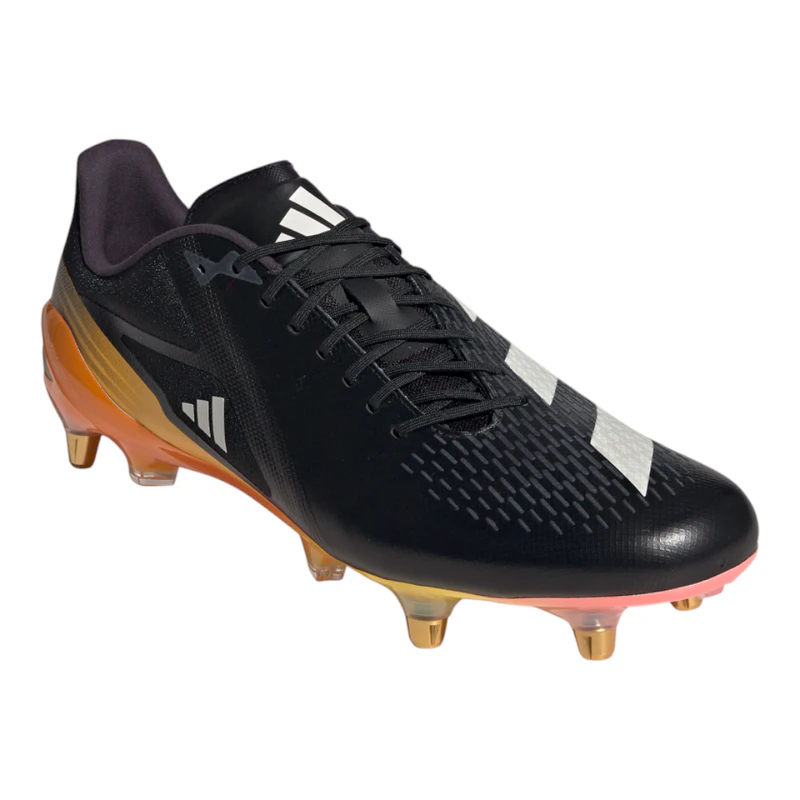Umbro Chaussures De Rugby Homme Net Classico SG – Crampons Vissés Noir/Blanc/Rouge