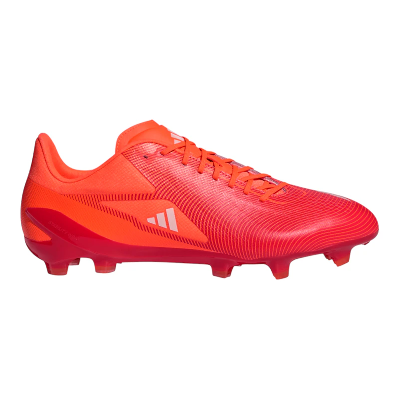 Adidas Adizero RS15 Pro FG Rugby Boots (Red) | Sportpursuit.com