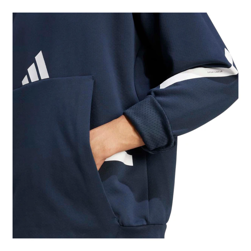 Adidas Felpa con cappuccio Z.N.E. Uomo (Blu) | privatesportshop.it