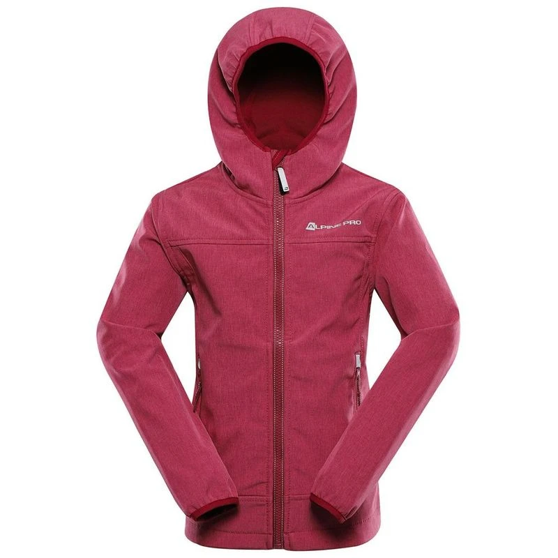 Alpine Pro Girls Omano 2 Softshell Jacket (Raspberry) | Sportpursuit.co